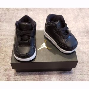 Baby Jordan 3 Retro BT Size 2C NWT